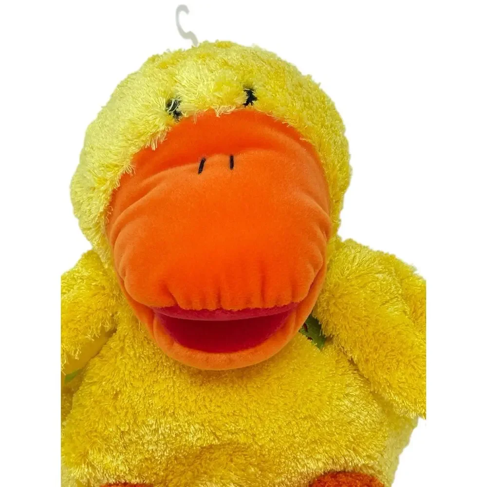 Gymboree 2004 Vintage Yellow Duck Hand Puppet Plush Stuffed Toy Plushie Baby Toy